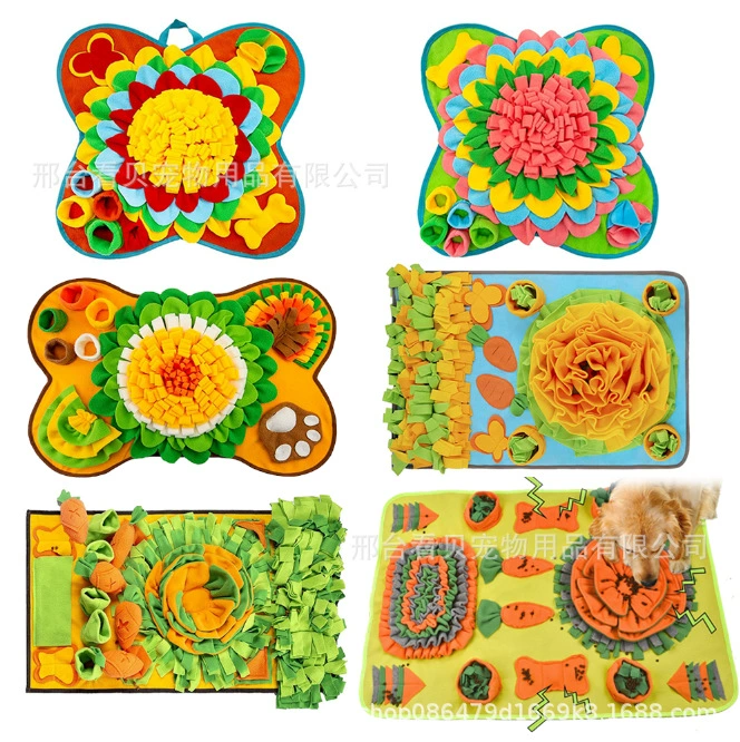 В наличии коврик для обнюхивания домашних животных комнатная собака выгул собаки кошка Кормление игрушка собака декомпрессионная головоломка Охота за сокровищами игра Slow Food Mat