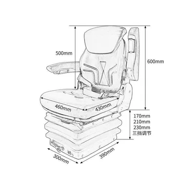 shock absorber, single-person seat assembly – Other vehicle seats