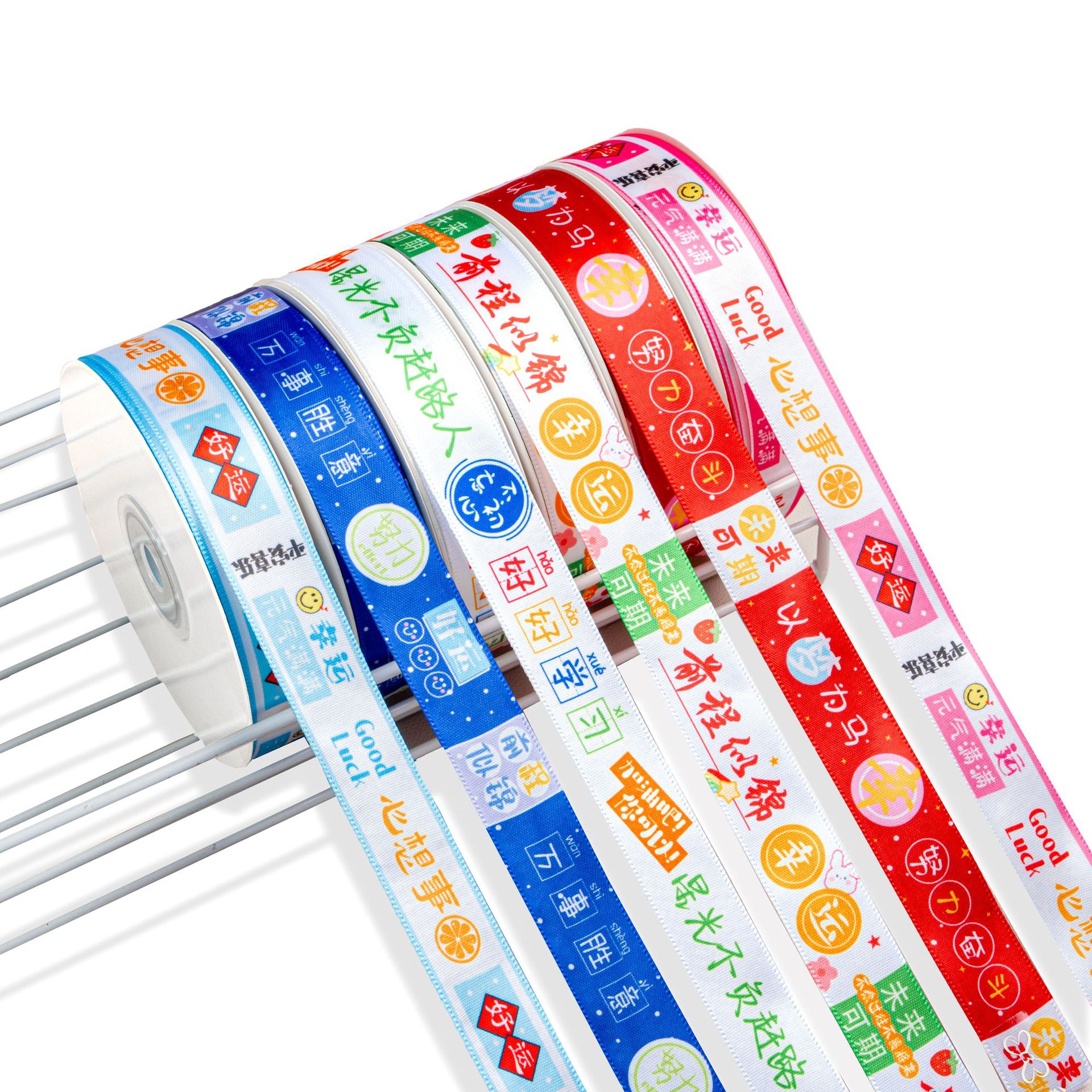 감동적인 프로모션 시즌 동반 선물 책 스트랩 선물 장식 스트랩 생일 오프닝 시즌 리본 2CM 롤