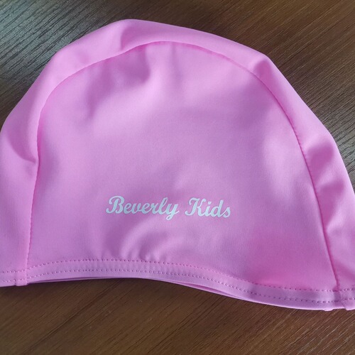 Children's Solid Color Sun Protective Swim Cap for Boys and Girls, Comfortable Elastic Ear Protecting Long Hair Swim Cap