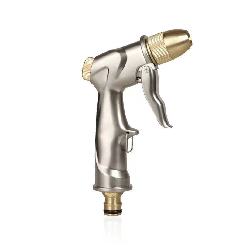 High-Pressure Water Gun Nozzle Hose Tool for Watering Flowers, Vegetables, Car Cleaning, and Washing, with Adjustable Water Pressure