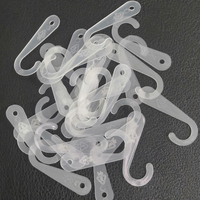 现货供应塑料挂钩问号钩包装展示架辅助钩圣诞袜帽玩具钩袜吊标勾