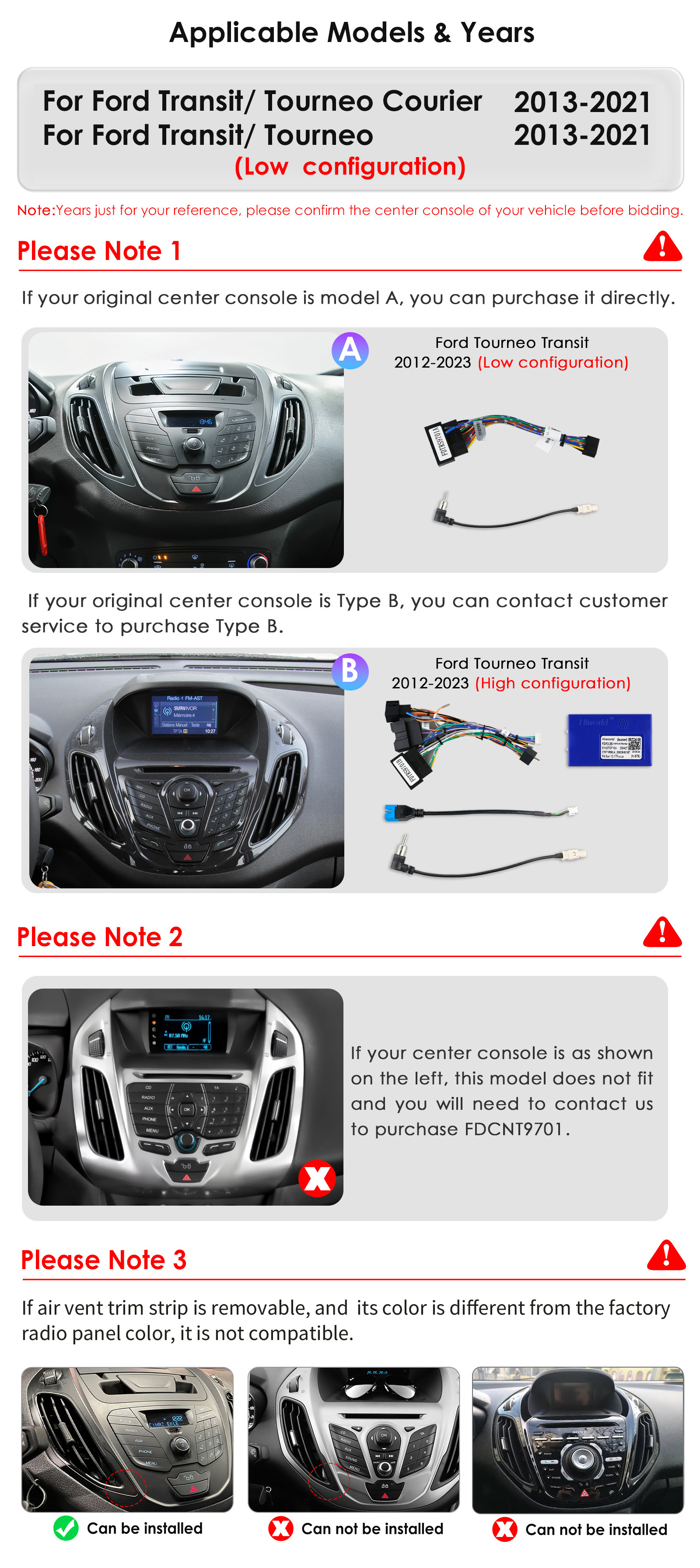 Suitable for 13-21 Models of Ford Tourneo, Vertical Screen Android 9.7inch Car Gps Navigation