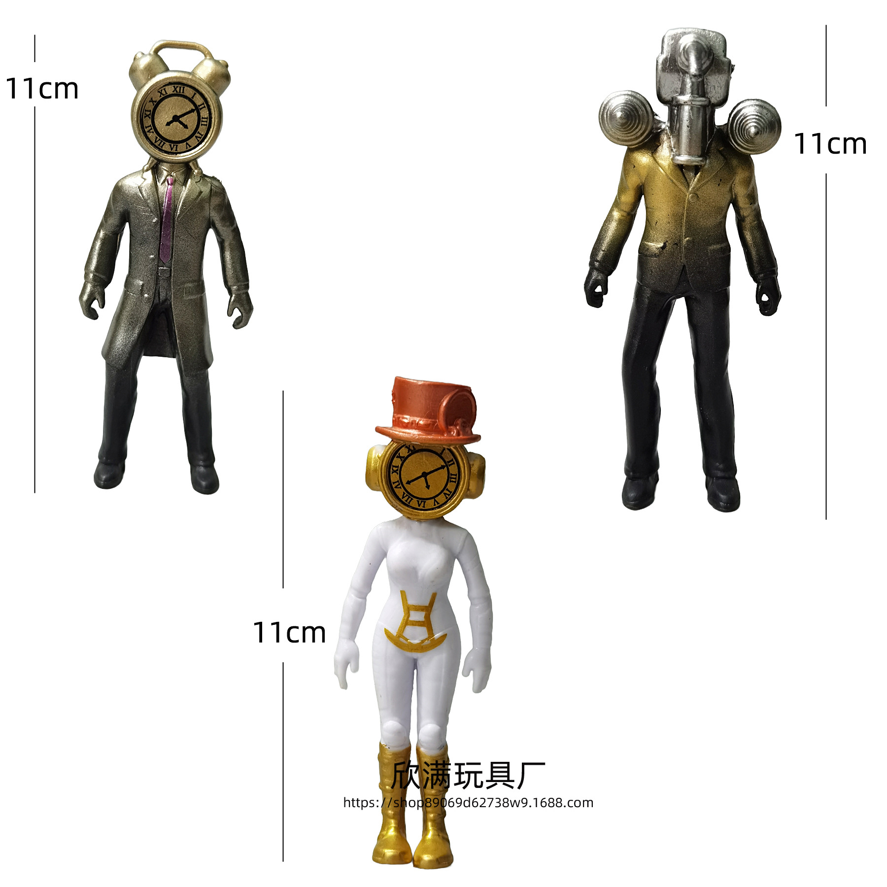 (2개) 국경 3 세대 화장실 핸드 런 모니터 인형 카메라 게임 장식품 16 백 560G