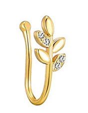 Anello senza piercing per uomo e donna, stile europeo, americano, africano, transfrontaliero, alla moda, a forma di U._voghion.com