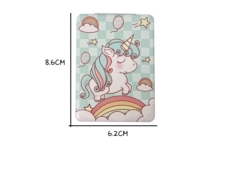 Handheld folding mirror, cute bag for students, new collection
