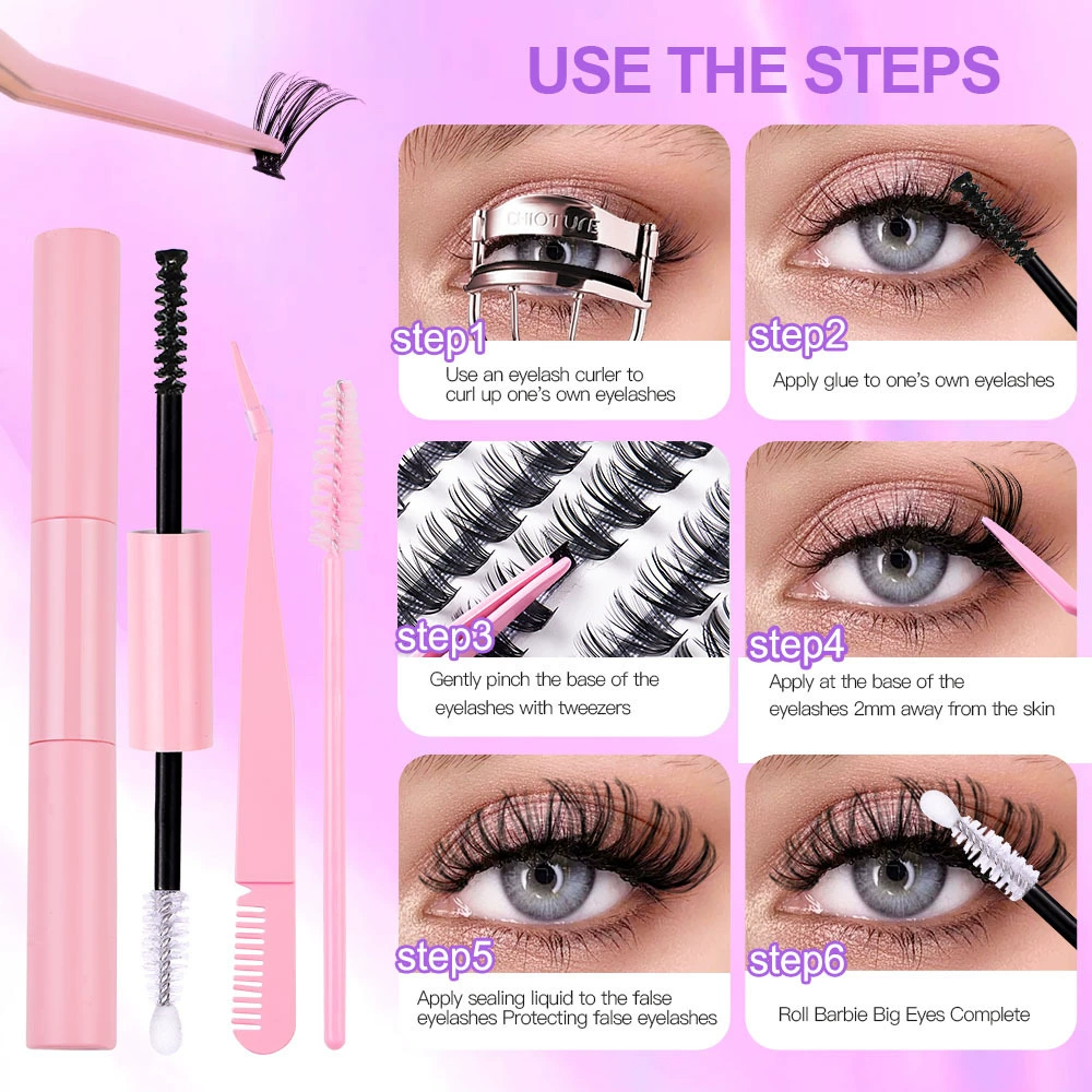 (-border), плотные на eyelash extension, европейский стиль