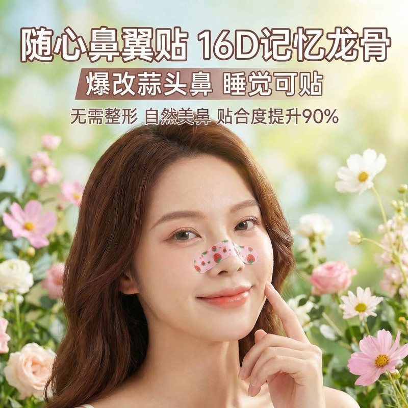 Nose Lift Tape for a Higher Nose Bridge, Adjustable and Trimmable Nose Wing Reduction Tape, Garlic Nose Correction and Large Nose Shaping Tape Nose Lift Tape for a Higher Nose Bridge, Adjustable and Trimmable Nose Wing Reduction Tape, Garlic Nose Correction and Large Nose Shaping Tape