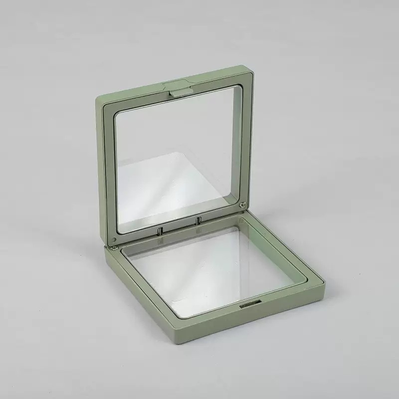 首饰pe薄膜悬浮盒擦银布证书戒指项链手链饰品盒穿戴甲收纳包装盒