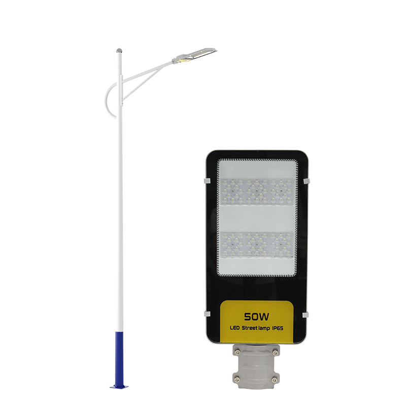 Lámpara de calle LED al aire libre solar portalámparas impermeable jardín lámpara comunidad carretera Brazo Nuevo rural Super brillante Lámpara de calle