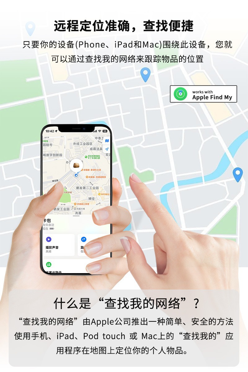 Sınır Ötesi Yeni Model Cüzdan Konumlandırıcı Air Tag Takip Belgesi Kart Saklama Anti-Kayıp Cihazı Find My Takip Cihazı