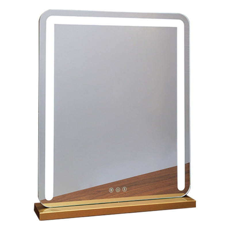 Espejo de maquillaje de escritorio para el hogar espejo de maquillaje de luz LED espejo de maquillaje espejo de relleno inteligente dormitorio Espejo de belleza