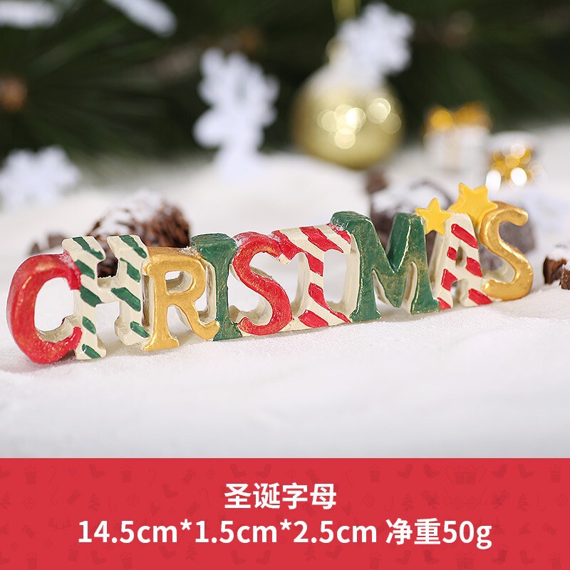 クリスマスツリーシリーズクリスマス置物小道具マイクロシーンアレンジ樹脂工芸品置物|undefined