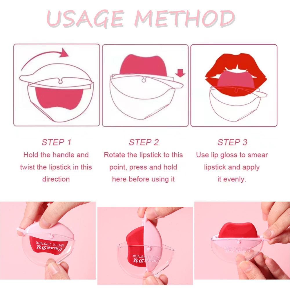 Check it out! Link Disclaimer - Exclusive for foreign trade :CmaaDu 15-color Lazy Person's Lipstick matte undefined
