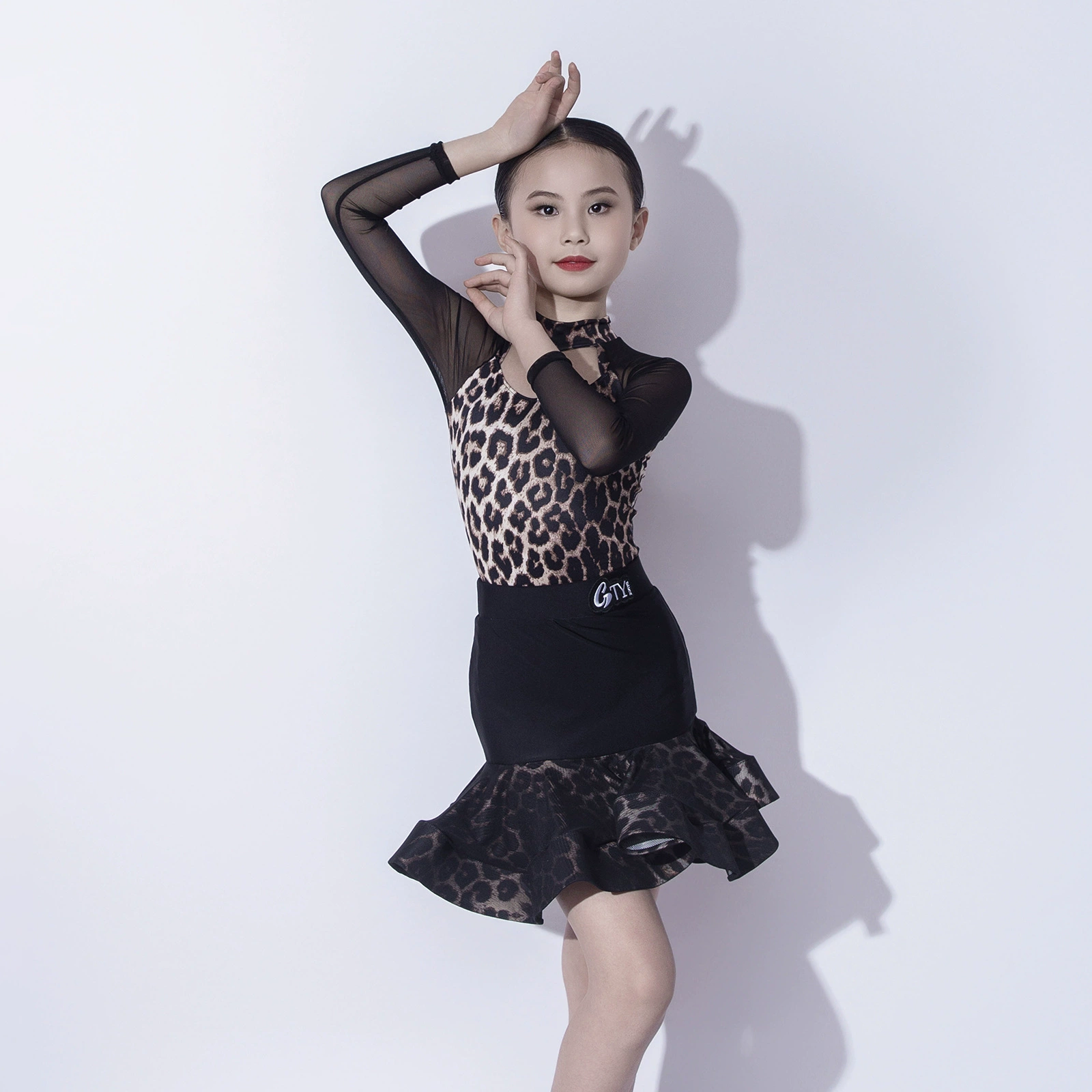 Одежда для латиноамериканских танцев GTYDANCE для девочек, новый летний стиль, профессиональная одежда для соревнований и тренировок, сценический костюм L22726