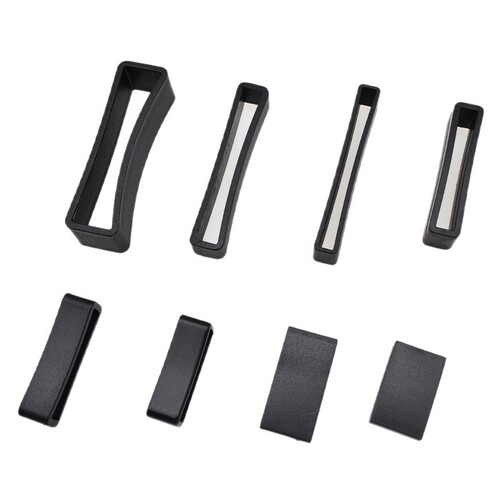Factory stock 1-5CM plastic square sliding buckle with multiple specifications belt pet phone strap woven strap adjustable accessories