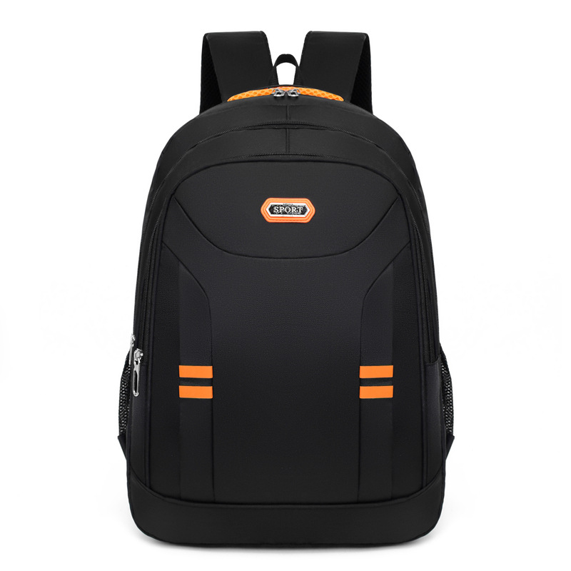 Mochila de gran capacidad simple de moda, bolsa de viaje al aire libre para viajar, mochila para computadora para estudiantes de secundaria