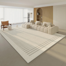 地毯全铺简约侘寂风吸水防滑圈绒客厅茶水毯家用隔凉耐磨沙发毯