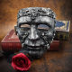 Halloween Antique Mask Mask Classic Retro Full Face Prom Party Man Ancient Roman Fighter Dress Up Props