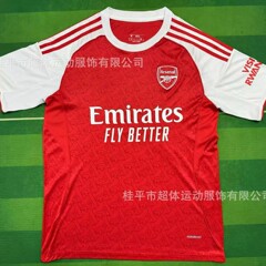 2526 アーセナル ホーム ファン エディション 刺繍入りサッカー ジャージ アーセナル ファン エディション ジャージ