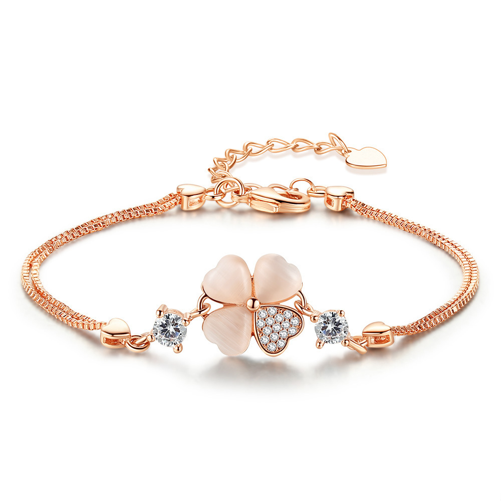 cute fashionable silver bracelet