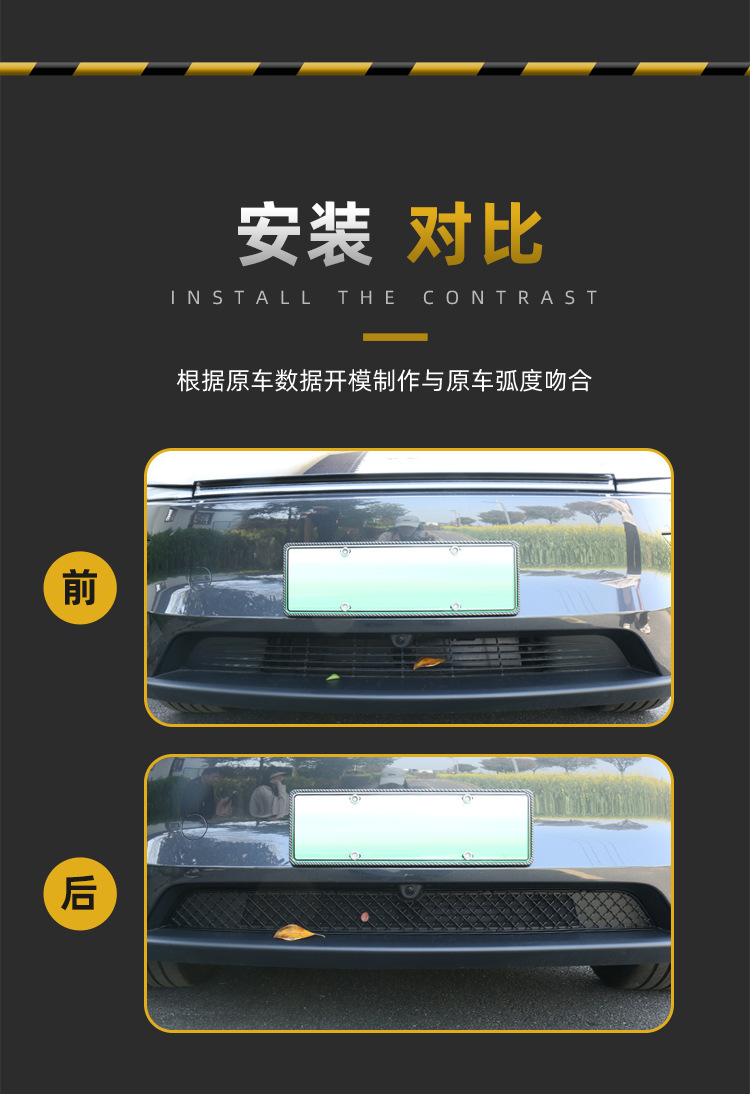 Suitable for Six-Seater Tesla Model Y/Yl Detachable and Upgraded Insect-Proof Mesh Air Intake Filter Cover
