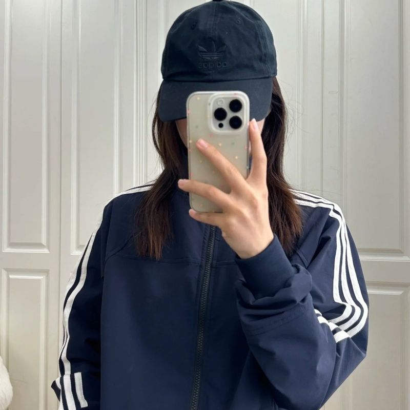 三条杠夹克外套女春秋款棒球服立领初秋早秋穿搭运动秋季美式上衣|undefined
