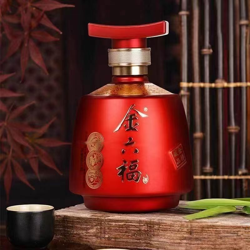 金.六福酒金樽藏品兼香型白酒整箱6瓶50.8度白酒婚宴商务送礼批发