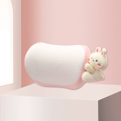 Headrest Seasons Universal driving pillow car - bunny-memory-foam-headrest-single