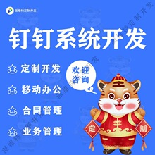 钉钉系统开发OA移动办公团队协作CRM客户管理搭建审批