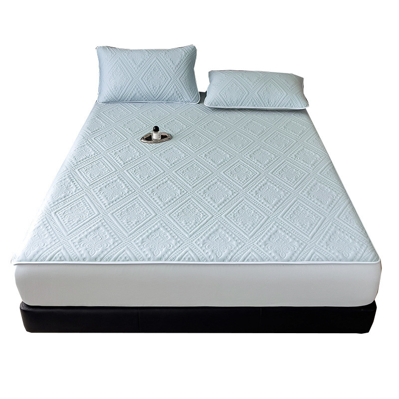 Cama de algodón de clase A una sola cubierta de cama gruesa cubierta de cama cubierta de cama cubierta de colchón cubierta de protección 2025 nuevo cuatro estaciones universal