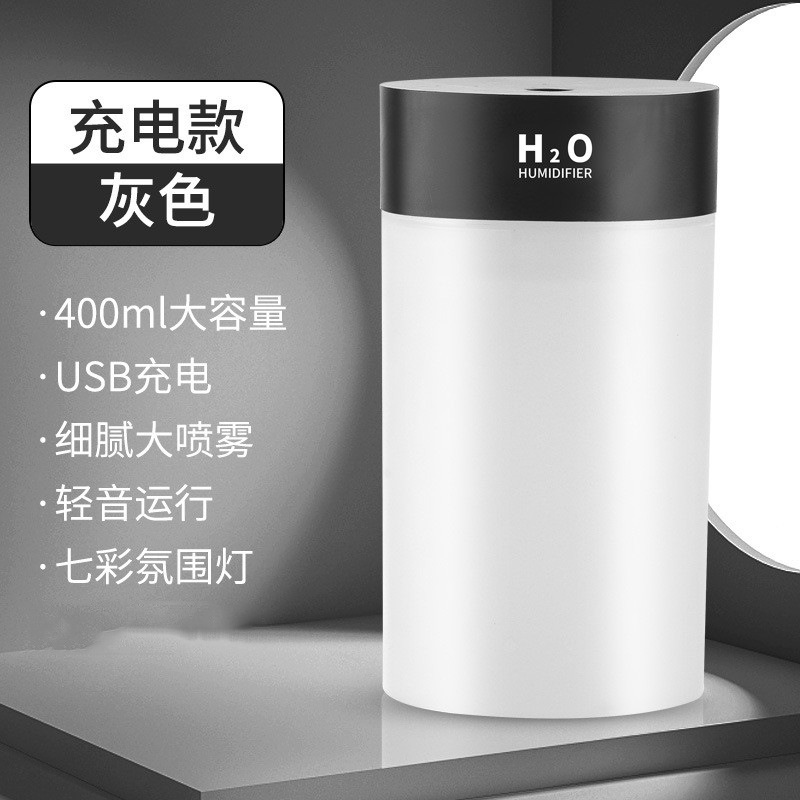 Humidificador Transfronterizo USB, Atomizador Colorido con Luz Ambiental, Mini Rociador Pequeño para Coche, Hogar, Dormitorio y Escritorio