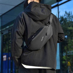 斜め掛けショルダーバッグメンズ軽量大容量チェストバッグ小さいリュックサックスポーツレジャー防水ショルダーバッグファッションブランド携帯電話ウエストバッグ