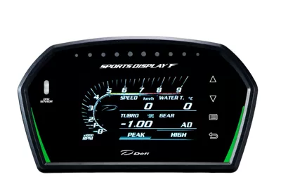 DFSF LCD Avtomobil Su Temperaturu Turbin Yağ Təzyiqi Sürət Funksiyası