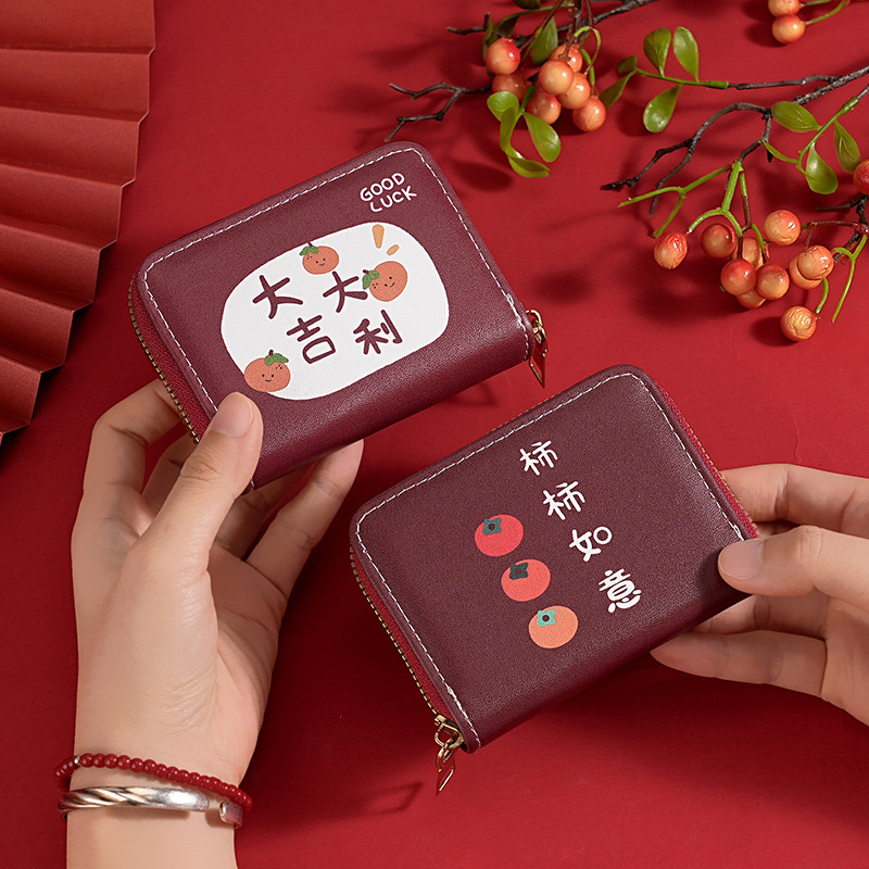 Nuevo tarjetero de dibujos animados antimagnetismo femenino pequeño y lindo, de gran capacidad, tarjeta de identificación múltiple, tarjetero, monedero