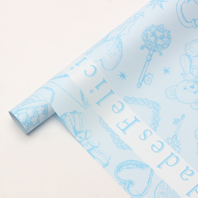 Huaxi oso español flor de embalaje floral comercio exterior transfronterizo florista diy ramo de flores regalo floral papel de embalaje floral