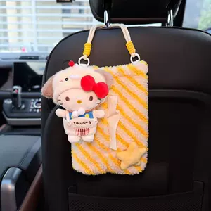 2025 Yeni Hellokitty Avtomobil Salfet Asma Çantası Yüksək Səviyyəli Avtomobil İnteryeri Şirin Qadın