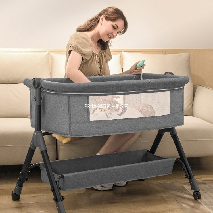 Movable Crib Spliced ​​Large Bed Baby Bed Cradle Bed Foldableable Newborn Multifunctional Portable Bb Bed