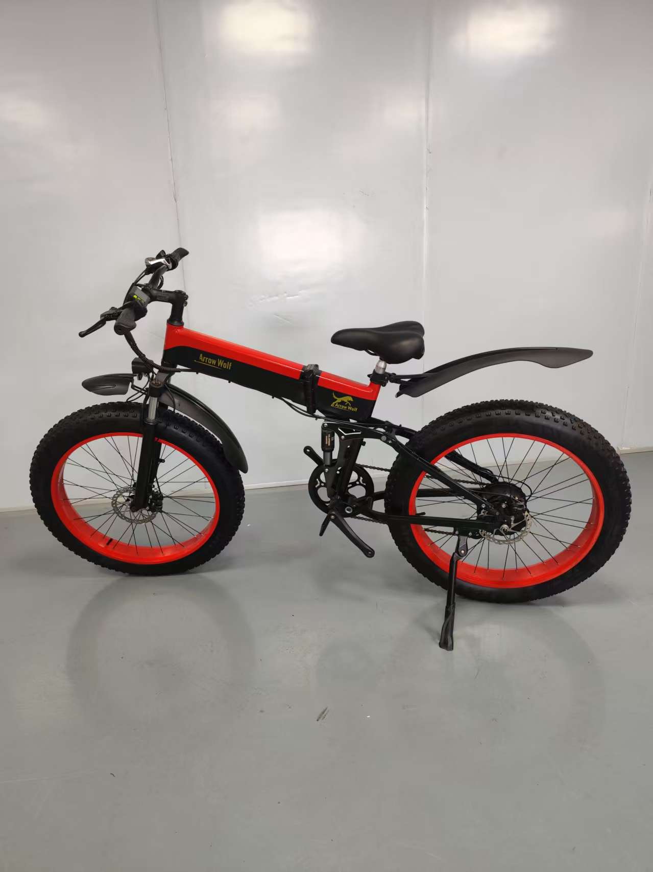 26inch Lithium Battery Folding Electric Bicycle, Folding Snow Electric Bike, Inch-Sized Snow Electric Power-Assisted Bicycle