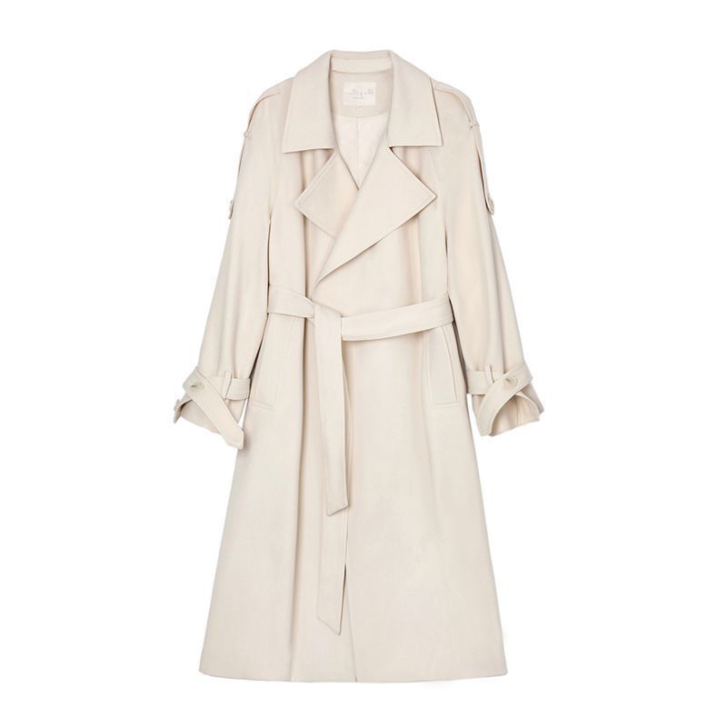 Women's Trench Coat Lightweight Spring Autumn Windbreaker Jacket_voghion.com