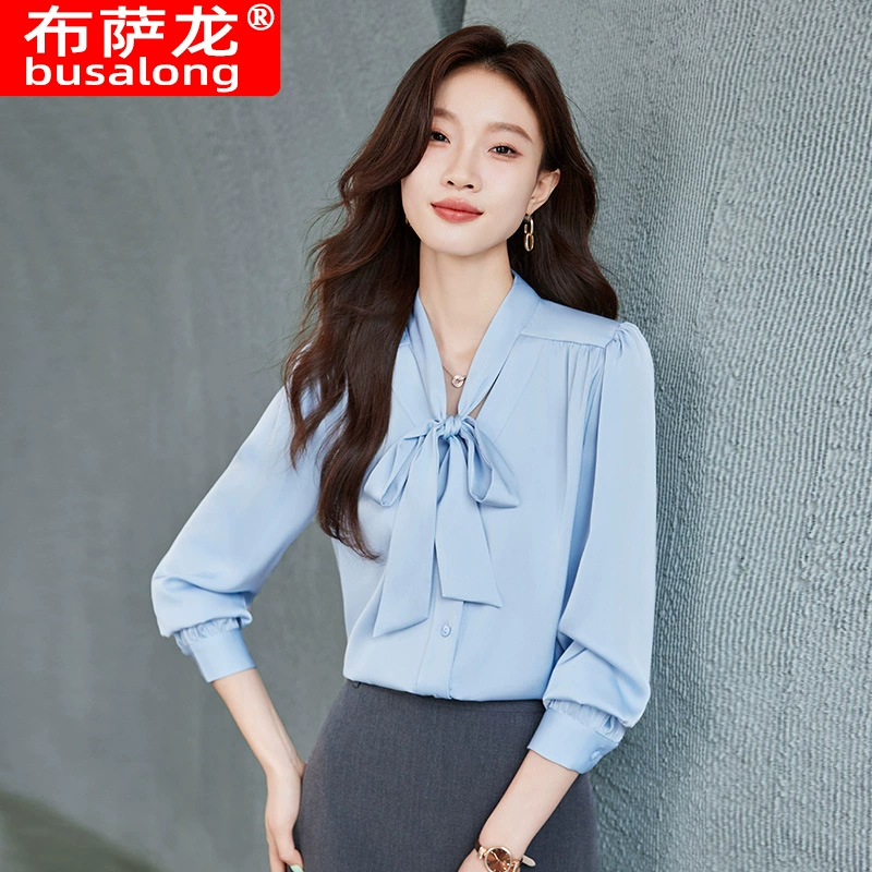 2024 новый стиль буса дракон с длинными рукавами рубашка женская рубашка