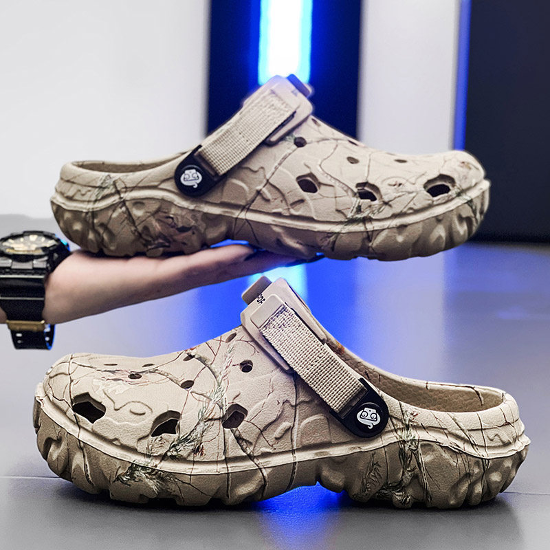 Amazon extra-large size men's summer clogs, cross-border, size 474849, outdoor thick-soled dual-use driving closed-toe sandals Amazon extra-large size men's summer clogs, cross-border, size 474849, outdoor thick-soled dual-use driving closed-toe sandals