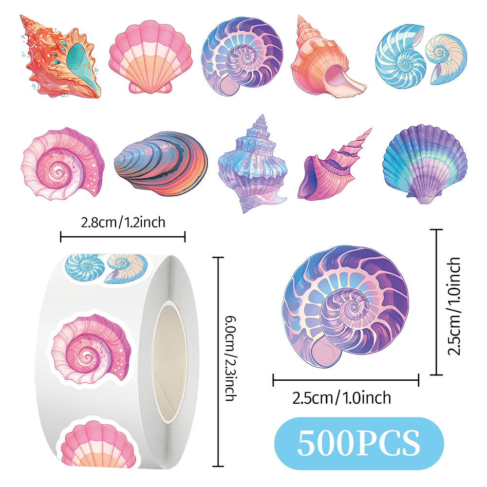 Cien tipos de dibujos animados pegatinas de animales rollo de recompensas para niños materiales didiy papelería cuaderno cinta adhesiva decoración