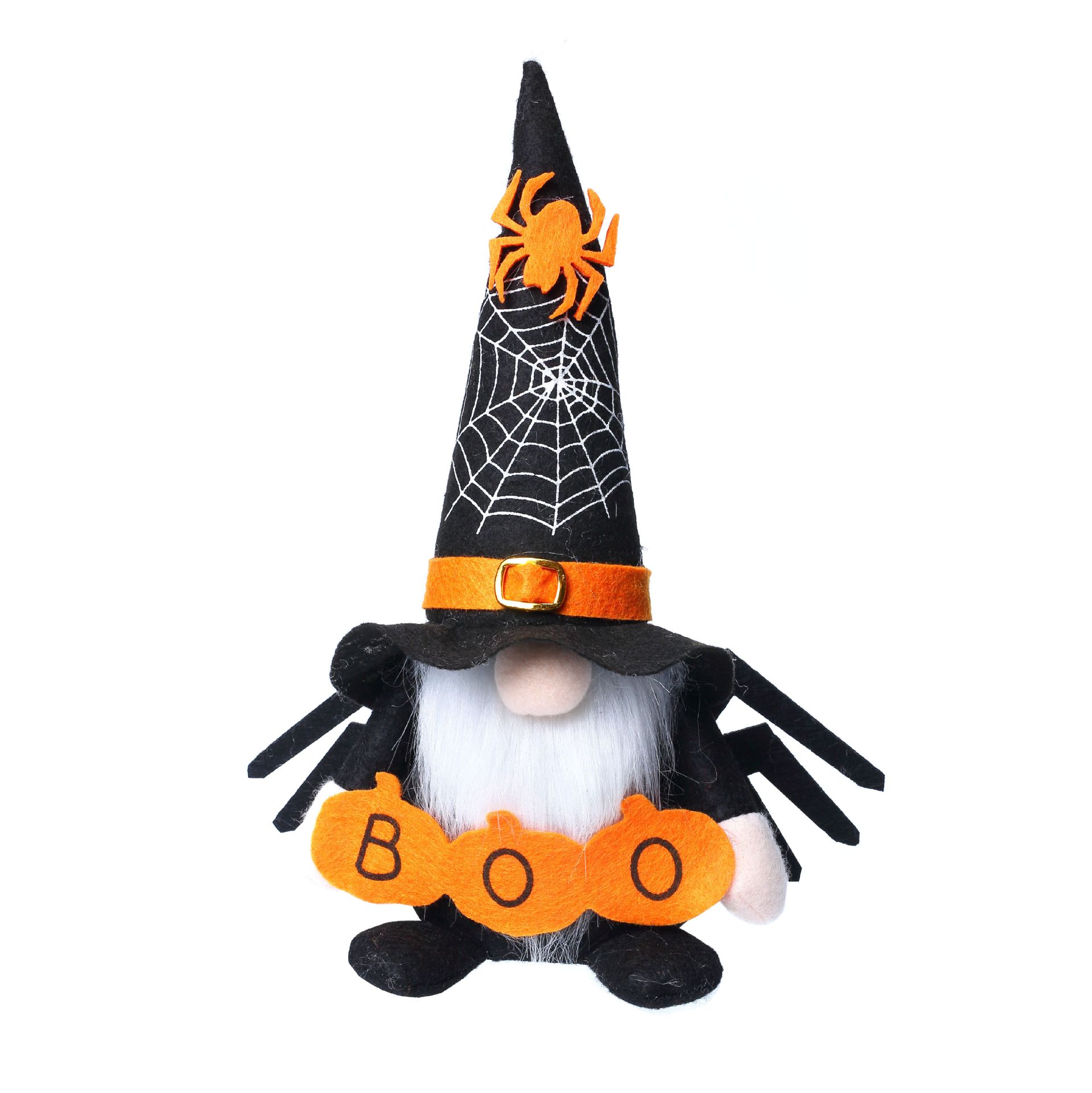 Nuevos productos transfronterizos Halloween Spider Sin Cara Muñeca Gnomo Decoración Adornos Cute Rudolph Goblin Doll al por mayor