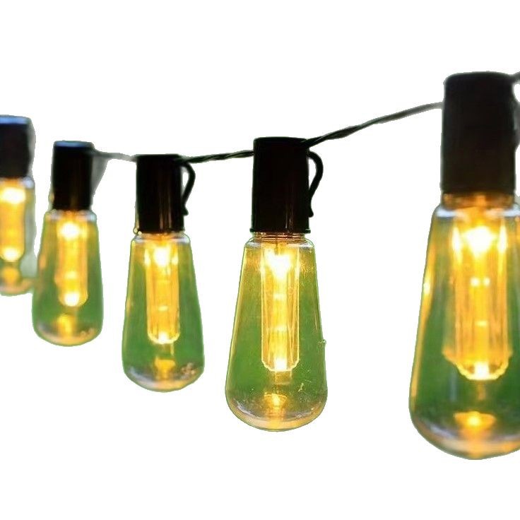 Nueva lámpara LED de papaya al aire libre camping decoración de patio cortina impermeable cadena de lámparas ambiente