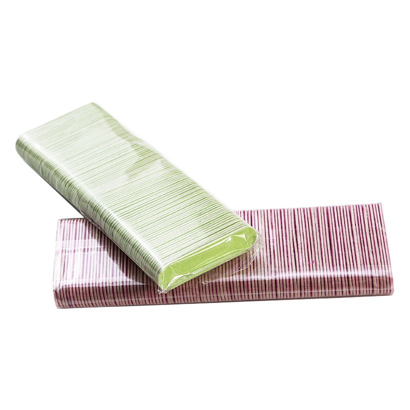 Colorful Mini Wood Veneer File Mixed Color Wood Chip Small Rubbing Strip Disposable 5cm Wearable Manicure Rubbing Strip Nail File