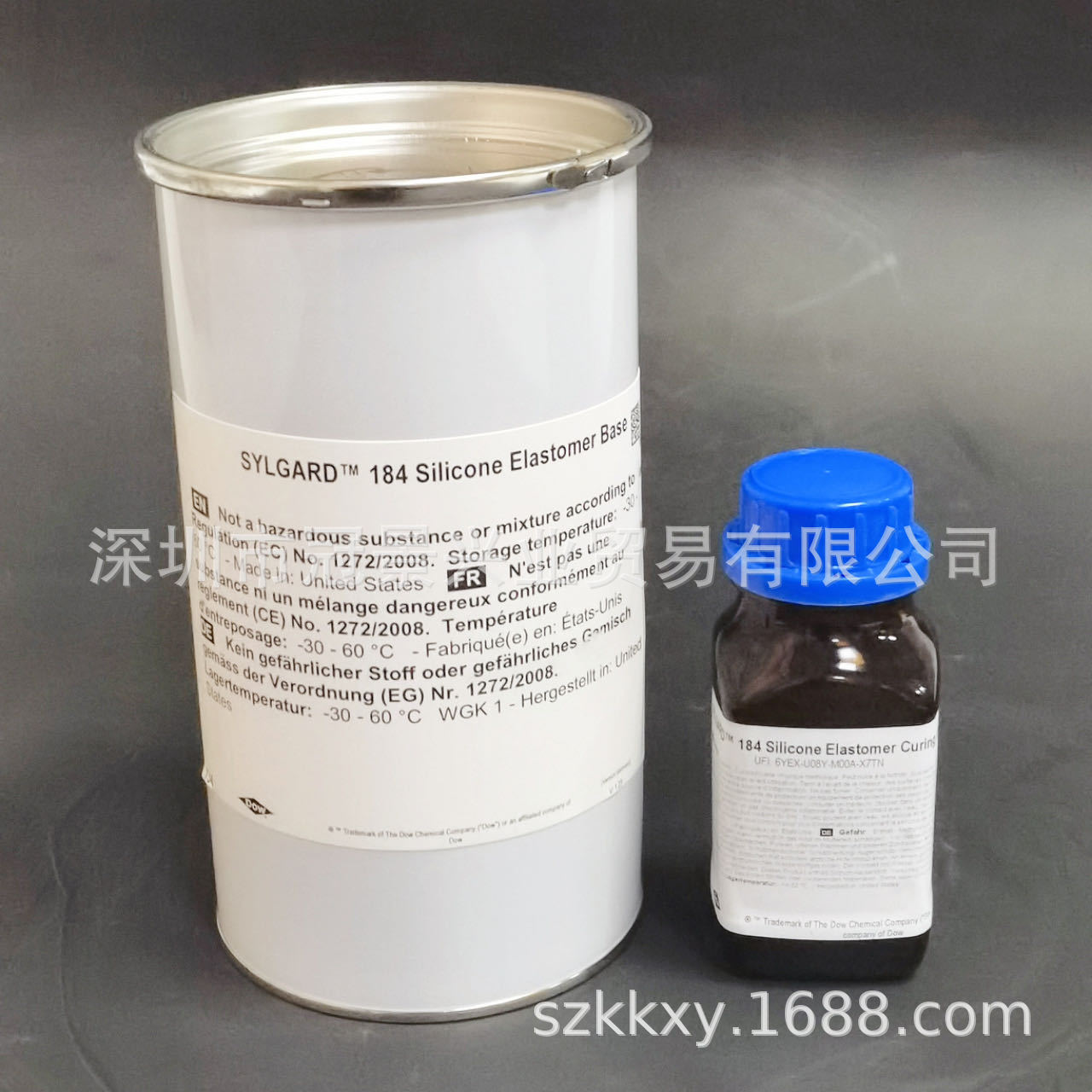 道康宁SYLGARD 184 电子电气 LED光学纤维有机硅灌封胶 1.1KG/套