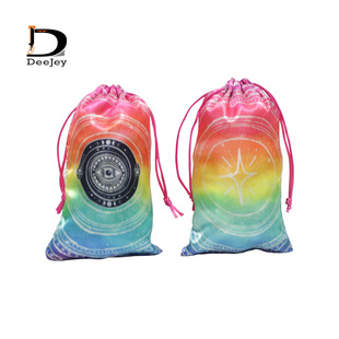 Factory makeup satin flannel bag drawstring bag beveled cultural play bag jewelry bag small gift cloth bag lucky bag