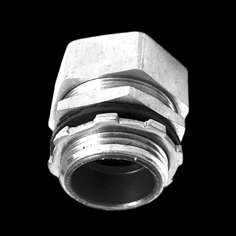 304不锈钢穿线软管外丝接头蛇皮穿电线管包塑金属软管外螺纹配件