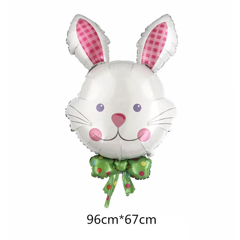 Эaster Rabbit алюминиевая пленка шарик кросс детская игрушка тема вечеринка украшение шар для продажи оптом